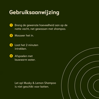 Chomi Pets - Dog Musky &amp; Lemon Shampoo - 200ml - Kortharige honden - Bescherming tegen vlooien - DE version