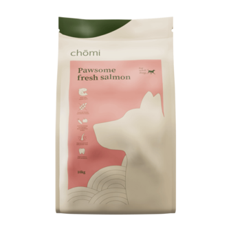 Chomi Pets - Zalm - 10KG - Honden Droogvoer - Honden brokken - graanvrij - Voor een Gezonde Vacht - Hondenvoeding