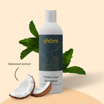 Chomi Pets - Hond &amp; Kat - White Coat Shampoo - 200ml - Witte vacht shampoo - Natuurlijke ingredi&euml;nten