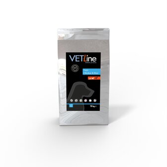 Vetline - Puppy brokken - Kip en Graanvrij - 10 KG - Honden 0 tot 1 jaar - Premium - Droogvoer - Kleine tot middelgrote rassen - Het allerbeste voor uw puppy