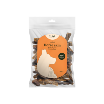 Chomi Pets - Paardenkophuid kauwsnack - 200 gram - Knapperig - Mondgezondheid - Gezonde hondensnack