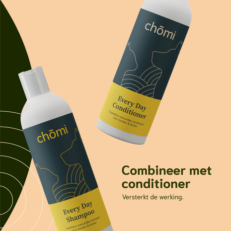 Chomi Pets - Hond & Kat - Every Day Shampoo - 200ml -Natuurlijke ingredi&euml;nten - Terugvettende werking
