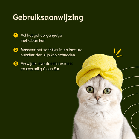 Chomi Pets - Hond & Kat - Clean Ear - 50ml - Oren reiniger - Natuurlijke ingredi&euml;nten - Alo&euml; Vera