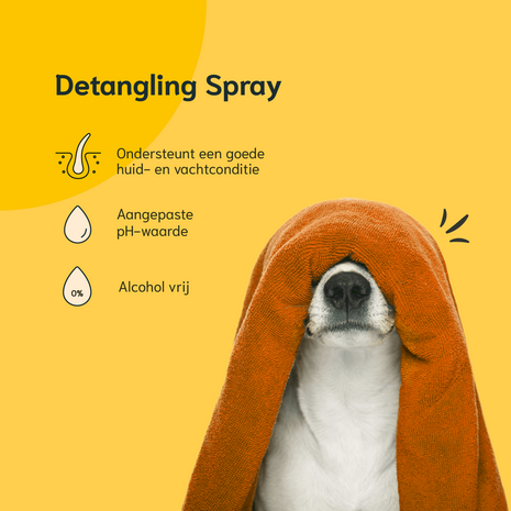 Chomi Pets - Hond & Kat - klitten Spray - Detangling - 200ml -  langharige vachten - Milde geur - Glansspray