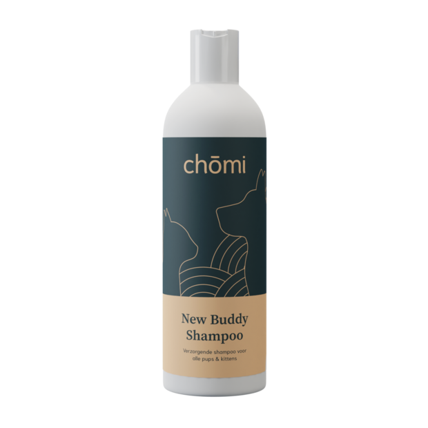 Chomi pets - Puppy &amp; Kitten - New Buddy Shampoo - 200 ml - Amandelolie - Kokosnoot - Dagelijks gebruik