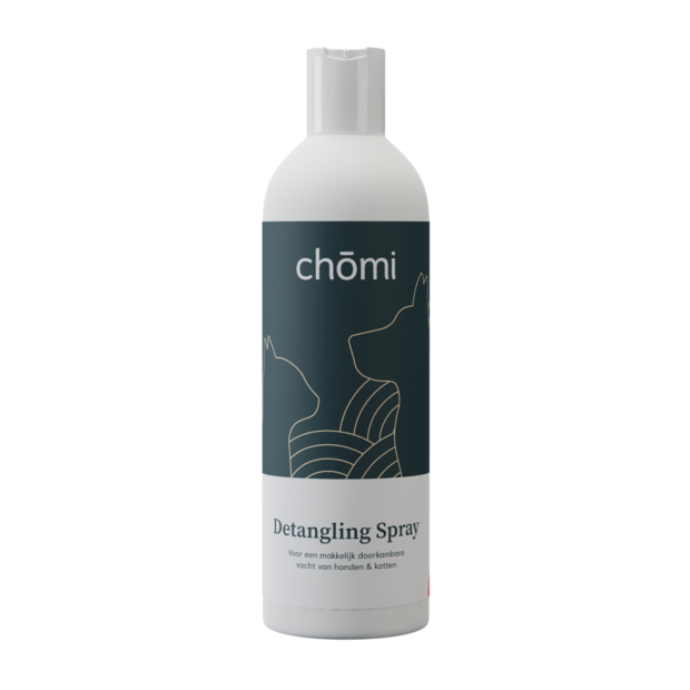 Chomi Pets - Hond &amp; Kat - klitten Spray - Detangling - 200ml -  langharige vachten - Milde geur - Glansspray