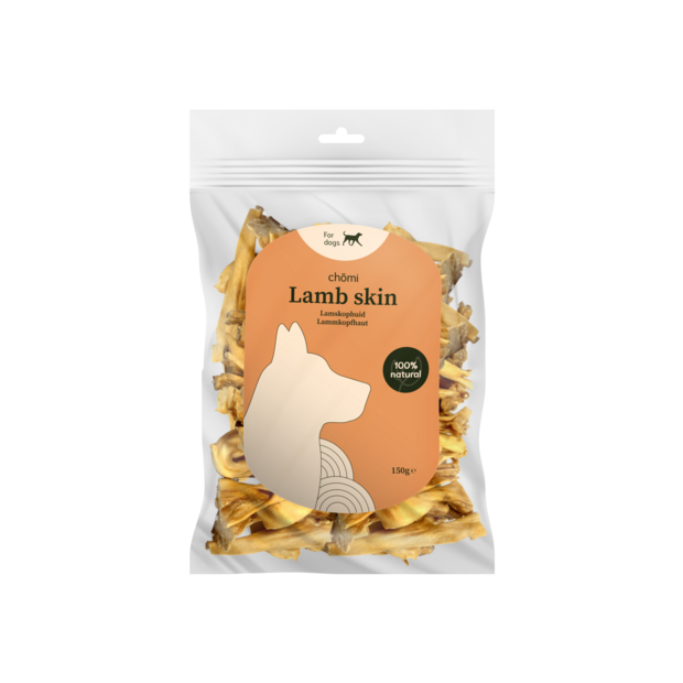 chomi lamskoehuid kauwsnack voor honden