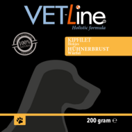VETLINE - Kipfilet Blokjes – 200 gram - Natuurlijke Hondensnack 100% Kip