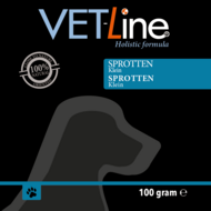 VETLINE - Sprotten klein 100g – Vetrijke vistraktatie voor elke hond